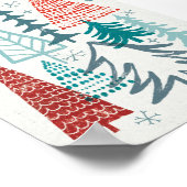 メリーChristmastime Trees ポスター (角)