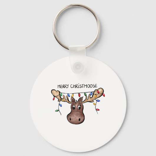 メリーChristmooseクリスマスムースクリスマスズラバーホリド キーホルダー (正面)