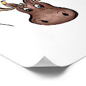 メリーChristmooseクリスマスムースクリスマスズラバーホリド ポスター (角)