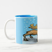 メリーChristmoose 2トーンコーヒーマグ ツートーンマグカップ (左)