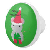 メリーChristmouseかわいいクリスマスマウス セラミックノブ (右)