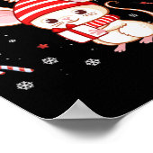 メリーChristmouse Christmas Mouse Santa Hat Family ポスター (角)
