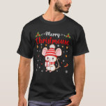 メリーChristmouse Christmas Mouse Santa Hat Family Tシャツ<br><div class="desc">メリーChristmouse Christmas Mouse Santa Hat Family</div>