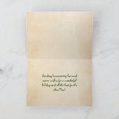 メリーCoastal Georgiaのローカントリー・クリスマス シーズンカード (内部)