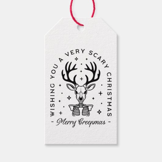 メリーcreepmas怖い森林動物の美学 ギフトタグ (正面)