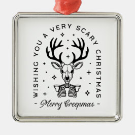 メリーcreepmas怖い森林動物の美学 メタルオーナメント