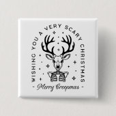 メリーcreepmas怖い森林動物の美学 缶バッジ (正面)