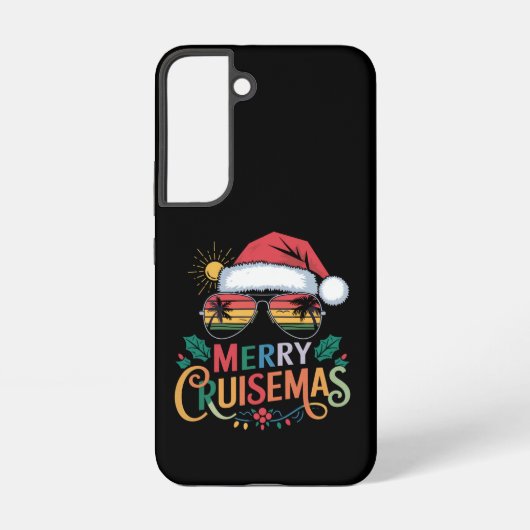 メリーCruisemas 2024クリスマスサンタトナカイ Samsung Galaxyケース (裏面)