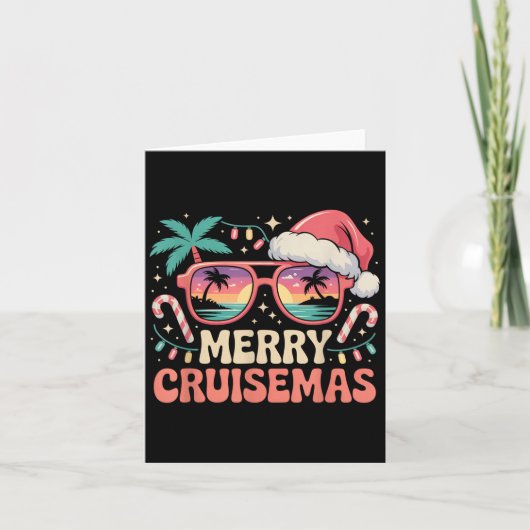 メリーCruisemas 2025 2026クリスマスサンタトナカイ カード (正面)