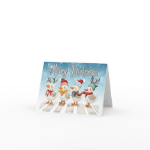 メリーDucksmas Christmas Greeting Card