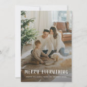 メリーEveryone Cozy Family Photo Chrimas シーズンカード (正面)