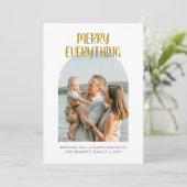 メリーEverything Arch Photo Familyクリスマス シーズンカード (スタンド正面)