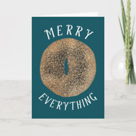 メリーEverything Bagel & Happy New Schmear カード