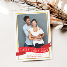 メリーEVERYTHING BANNERフォトモダン金ゴールド赤