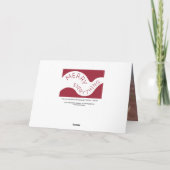 メリーEverything Burgundy Curvedタイポグラフィ写真 シーズンカード (裏面)