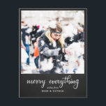 メリーEverything Chalkboardスクリプト休日の写真 シーズンポストカード<br><div class="desc">メリーEverything Chalkboardスクリプト休日の写真</div>