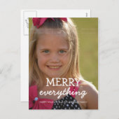 メリーEverything Christmas Photo Holiday Greetings シーズンポストカード (正面/裏面)