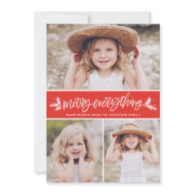 メリーEverything Pine Branches Red Photo Collage