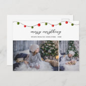 メリーEverything Scriptフォトホリデーライト シーズンポストカード (正面/裏面)