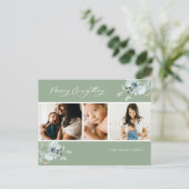 メリーEverything Winter Botanical Photo Collage シーズンポストカード (スタンド正面)
