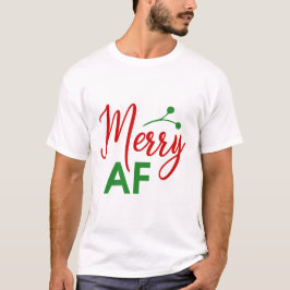 メリーF***クリスマスおもしろいクリスマス Tシャツ