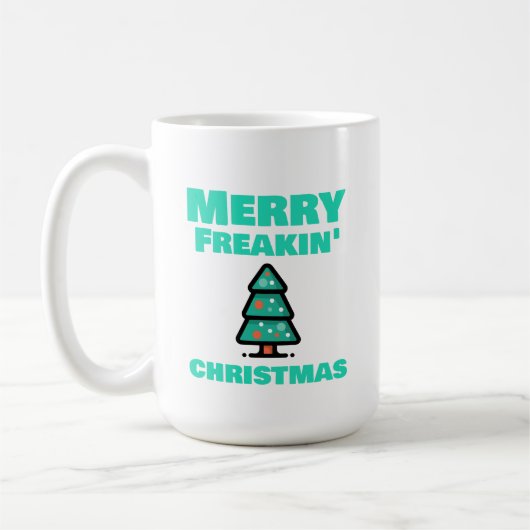 メリーFreakin'Christmas Coffee Mug コーヒーマグカップ (左)