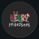 メリーFriends Friends Christmas MatchingクリスマスG ラウンドシール<br><div class="desc">友達メリー友達クリスマスマッチングクリスマスギフトブラック</div>