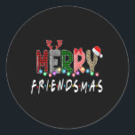 メリーFriends Friends Christmas MatchingクリスマスG ラウンドシール<br><div class="desc">友達メリー友達クリスマスマッチングクリスマスギフトブラック</div>