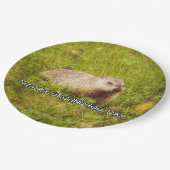 メリーGroundhog Dayプレート ペーパープレート (アングル)