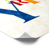 メリーHoliday Decor, Wall Artクリスマスポスター ポスター (角)