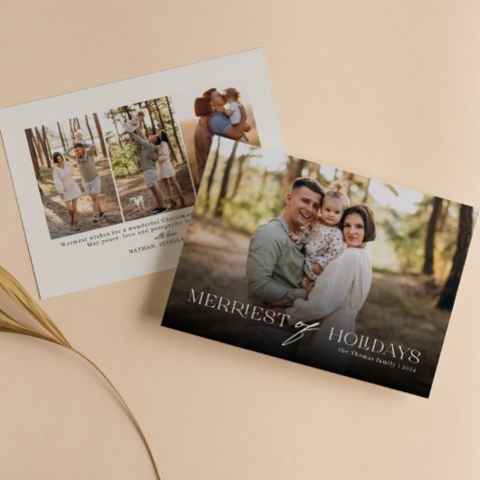 メリーHolidays of Holidays Full Photo Christmas シーズンカード