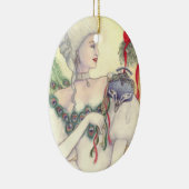 メリーLayton著ユール（キリスト降誕祭）の仮面劇のオーナメント セラミックオーナメント (右)