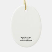 メリーLayton著砂糖のプラムFaery セラミックオーナメント (裏面)