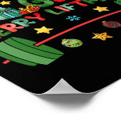 メリーLiftmas No Lift No Christmas Presents Gym Wo ポスター (角)