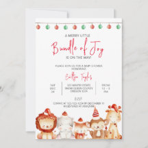 メリーLittle Bundle of Joy, Christmas Baby Shower