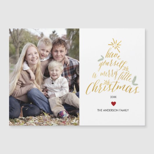 メリーLittle Christmas – 磁気フォトカード (正面)