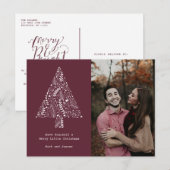 メリーLittle Christmas Budget Family Photo シーズンポストカード (正面/裏面)