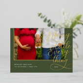 メリーLittle EverythingベビーOn the Way写真 箔シーズンカード (立ち正面)