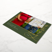 メリーLittle EverythingベビーOn the Way写真 箔シーズンカード (回転した状態)