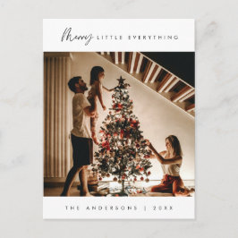 メリーLittle Everything、Christmas、Family Photo ポストカード