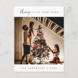 メリーLittle Everything、Christmas、Family Photo ポストカード
