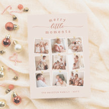 メリーLittle Moments 9写真コラージュのクリスマス