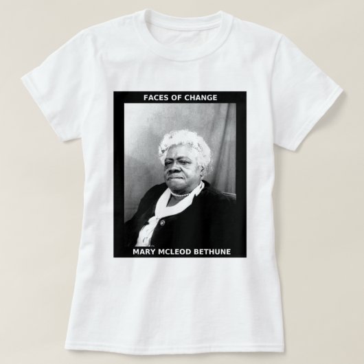 メリーMcLeod Bethune Tシャツ (デザイン正面)