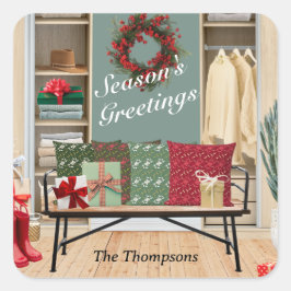 メリーMudroomシーン スクエアシール