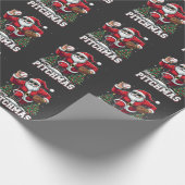 メリーPitchmas Christmas Santa Baseball Lover ラッピングペーパー (角)
