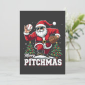 メリーPitchmas Christmas Santa Baseball Lover 招待状 (スタンド正面)