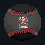 メリーPitchmas Christmas Santa Baseball Lover 野球ボール<br><div class="desc">野球とサンタ，野球スティック，クリスマススピリット，クリスマス野球，サンタ・ユーモア，野球の恋人，ピッツマスデザイン，サンタ揺れこうもり，クリスマススポーツ，野球クリスマス</div>