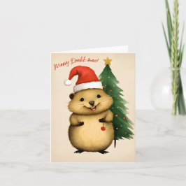 メリーQuokk-mas – クリスマス カード