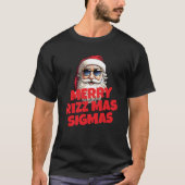 メリーRizz Mas Sigmas,メリークリスマスT-Shi T-Shi Tシャツ (正面)