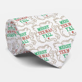メリーTex-Mas Y'all Rope Frame on White Neck Tie ネクタイ (ロール)